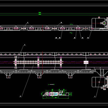 刮板输送机CAD机械图纸