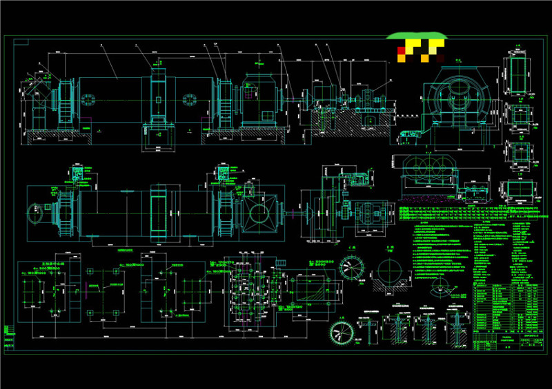 磨机CAD机械<a href=https://www.yitu.cn/su/7937.html target=_blank class=infotextkey>图纸</a>