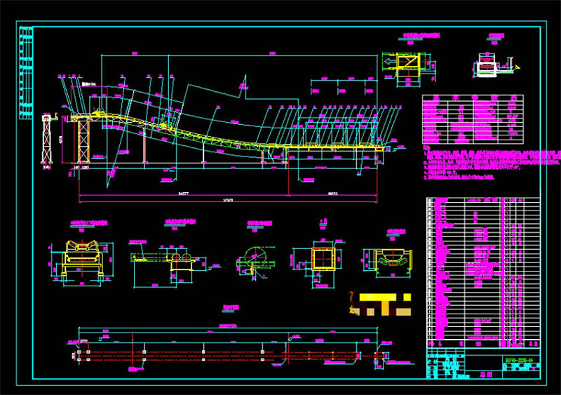 带式输送机详图CAD机械<a href=https://www.yitu.cn/su/7937.html target=_blank class=infotextkey>图纸</a>
