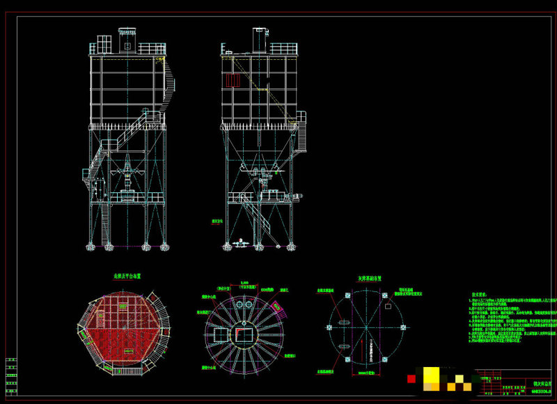 钢灰库设备布置总图CAD机械<a href=https://www.yitu.cn/su/7937.html target=_blank class=infotextkey>图纸</a>