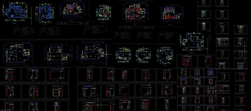 cad<a href=https://www.yitu.cn/su/7212.html target=_blank class=infotextkey>户型</a><a href=https://www.yitu.cn/su/7392.html target=_blank class=infotextkey>平面</a>立面图片