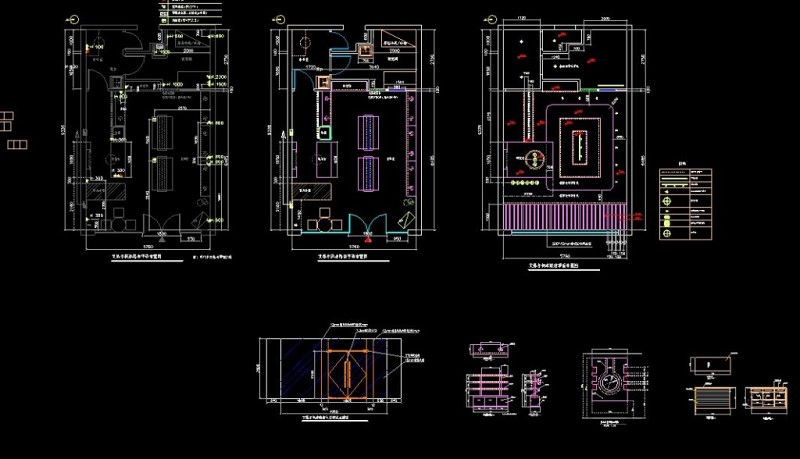 某面包店整套详细cad<a href=https://www.yitu.cn/su/7590.html target=_blank class=infotextkey>设计</a>图