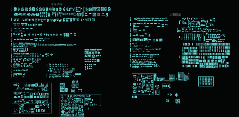 CAD<a href=https://www.yitu.cn/su/7392.html target=_blank class=infotextkey>平面</a>图库