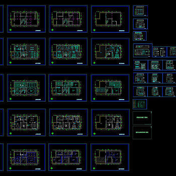 全套室内设计cad装修图