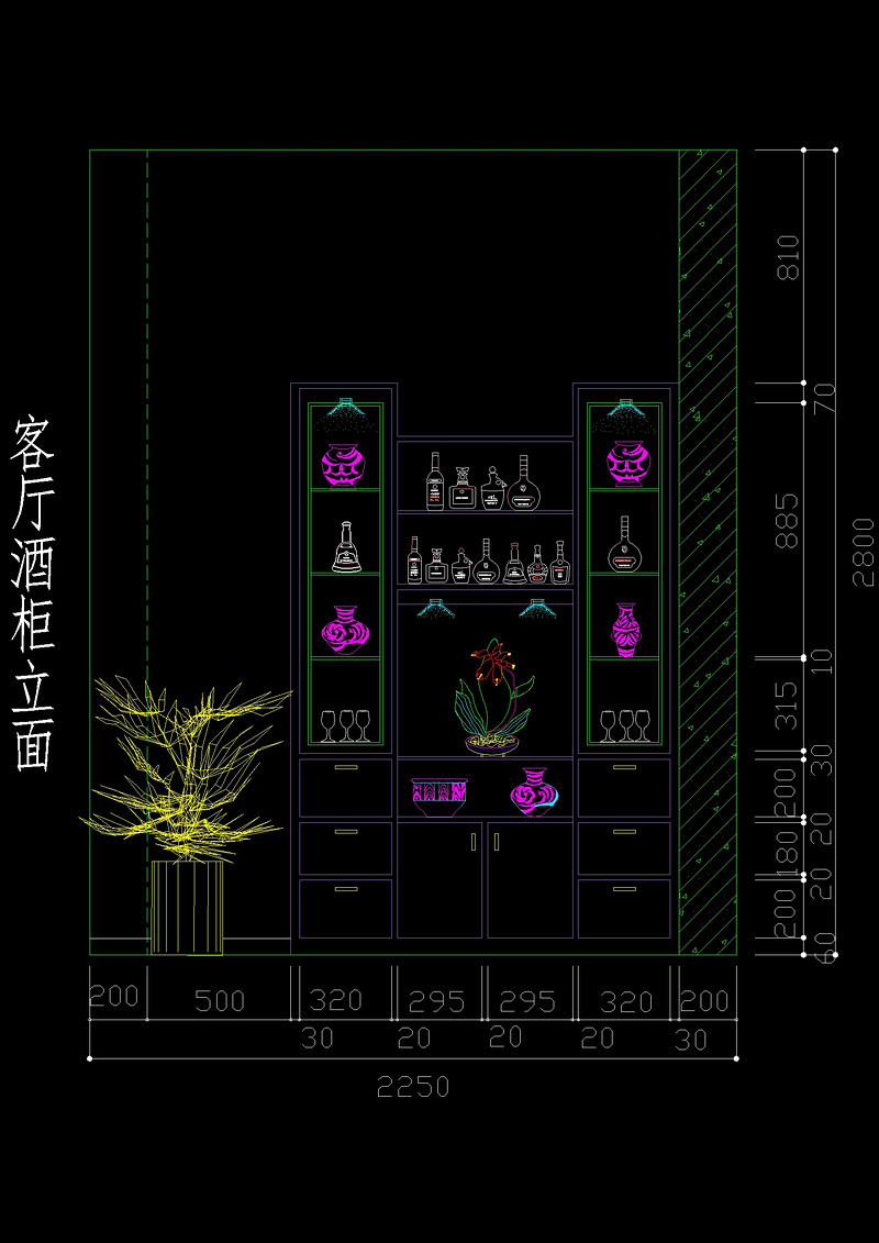 室内<a href=https://www.yitu.cn/su/7708.html target=_blank class=infotextkey>橱柜</a>cad<a href=https://www.yitu.cn/su/7937.html target=_blank class=infotextkey>图纸</a>