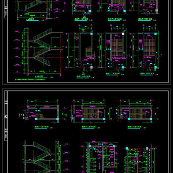 楼梯详图cad素材