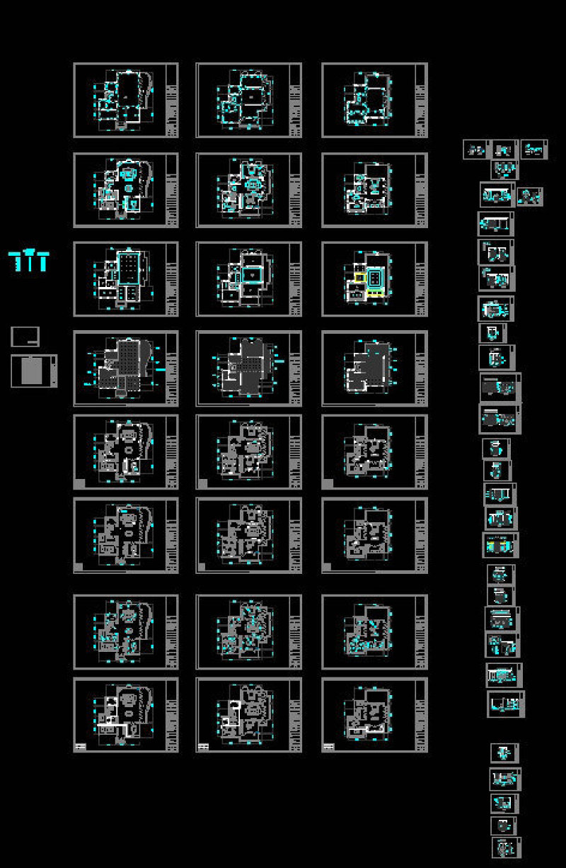 别墅cad<a href=https://www.yitu.cn/su/7937.html target=_blank class=infotextkey>图纸</a>