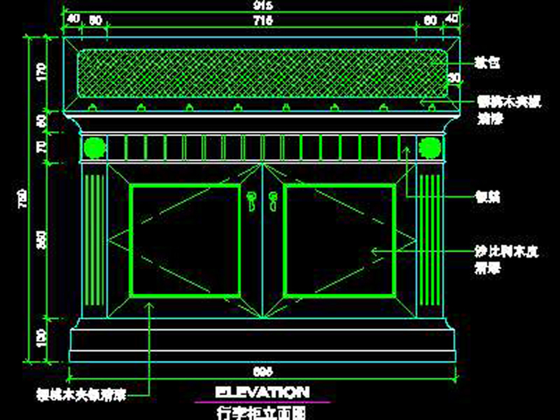 客房家具CAD