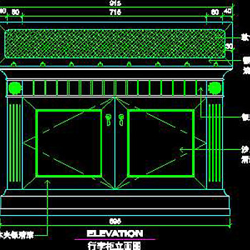 客房家具CAD