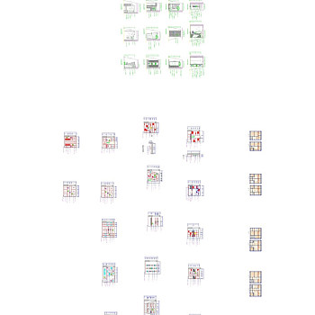 CAD柜子立面图大全图片