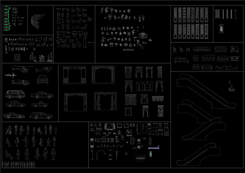 建筑立面图库CAD<a href=https://www.yitu.cn/su/7937.html target=_blank class=infotextkey>图纸</a>