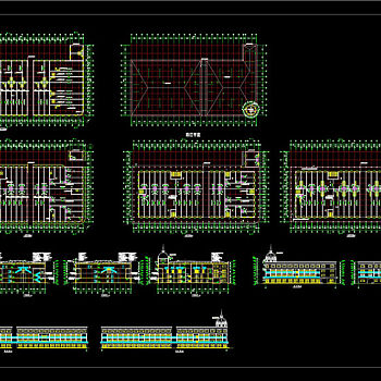 商场全套施工图CAD图纸