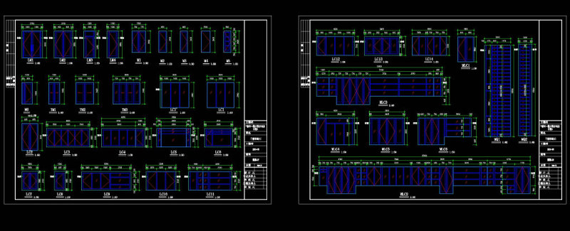 门<a href=https://www.yitu.cn/sketchup/chuang/index.html target=_blank class=infotextkey>窗</a>详图CAD<a href=https://www.yitu.cn/su/7937.html target=_blank class=infotextkey>图纸</a>