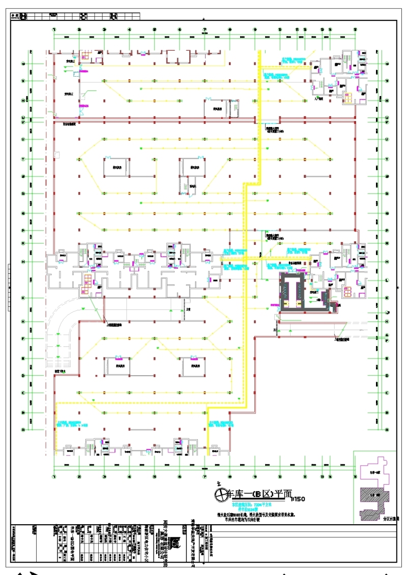 <a href=https://www.yitu.cn/su/7872.html target=_blank class=infotextkey>地</a>下车库一弱电CAD<a href=https://www.yitu.cn/su/7937.html target=_blank class=infotextkey>图纸</a>