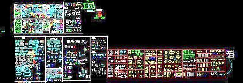 cad模块总综合图库