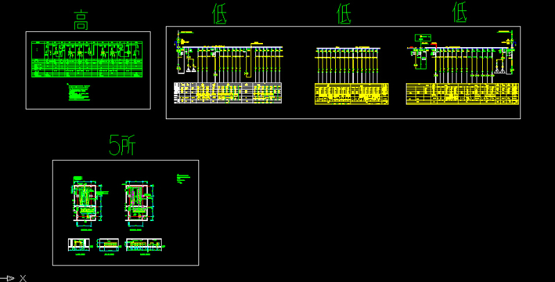 高低压配电系统图CAD<a href=https://www.yitu.cn/su/7937.html target=_blank class=infotextkey>图纸</a>