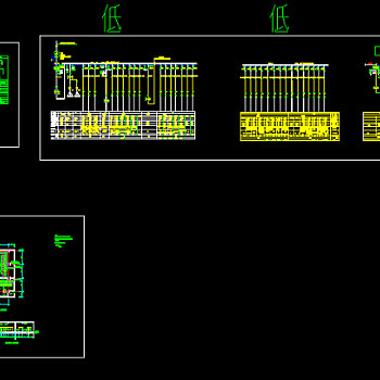 高低压配电系统图CAD图纸