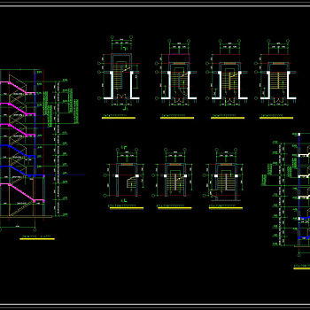 楼梯大样cad图纸