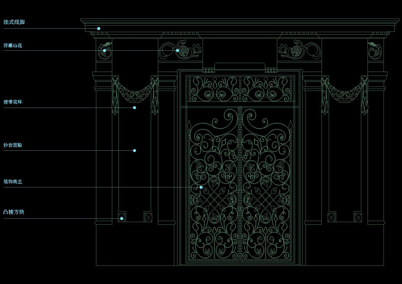 <a href=https://www.yitu.cn/sketchup/diaohua/index.html target=_blank class=infotextkey>雕<a href=https://www.yitu.cn/sketchup/huayi/index.html target=_blank class=infotextkey>花</a></a>门cad<a href=https://www.yitu.cn/su/7937.html target=_blank class=infotextkey>图纸</a>