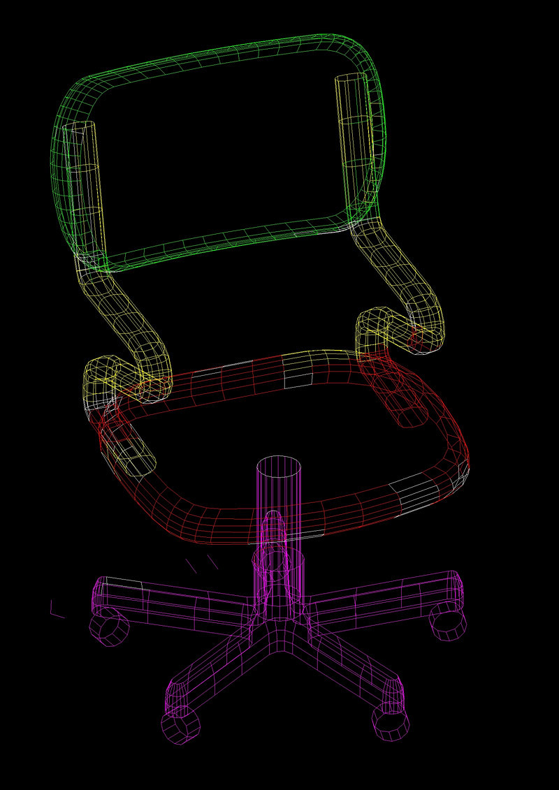 椅子素材cad模型<a href=https://www.yitu.cn/su/7937.html target=_blank class=infotextkey>图纸</a>