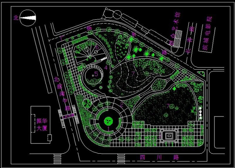 广场规划CAD图纸