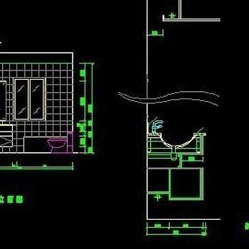 厕所CAD立面图