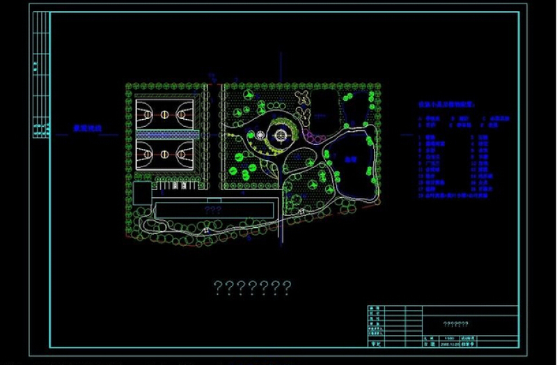 园林景观CAD<a href=https://www.yitu.cn/su/7937.html target=_blank class=infotextkey>图纸</a>