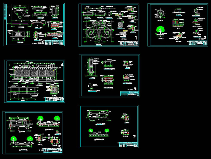 园林景观cad<a href=https://www.yitu.cn/su/7937.html target=_blank class=infotextkey>图纸</a>