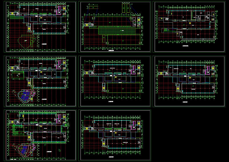 大学图书馆建筑方案cad<a href=https://www.yitu.cn/su/7937.html target=_blank class=infotextkey>图纸</a>