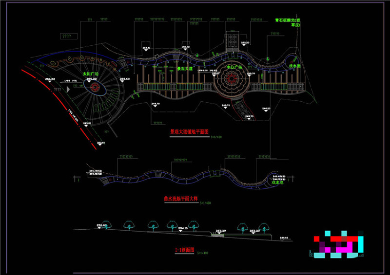 景观大道CAD景观<a href=https://www.yitu.cn/su/7937.html target=_blank class=infotextkey>图纸</a>