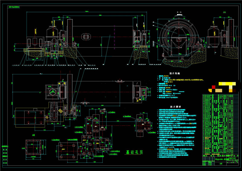 球磨机CAD机械<a href=https://www.yitu.cn/su/7937.html target=_blank class=infotextkey>图纸</a>