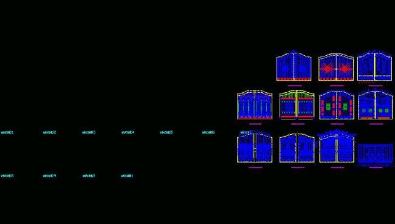 古门cad<a href=https://www.yitu.cn/su/7293.html target=_blank class=infotextkey>建筑<a href=https://www.yitu.cn/su/7937.html target=_blank class=infotextkey>图纸</a></a>大全图片