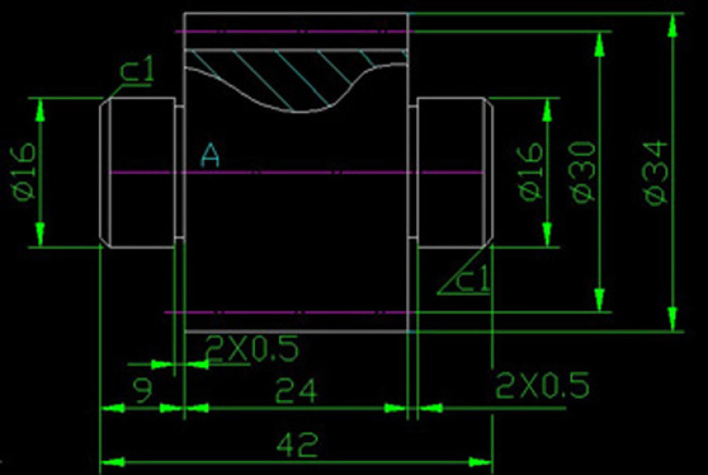 齿轮CAD<a href=https://www.yitu.cn/su/7937.html target=_blank class=infotextkey>图纸</a>