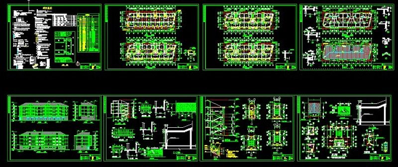 住楼全套CAD建筑图