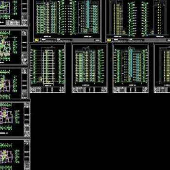 高层住宅建筑cad设计图图片