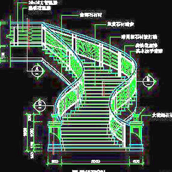 楼梯cad详图、装饰构造cad详图素材20090310更新-15