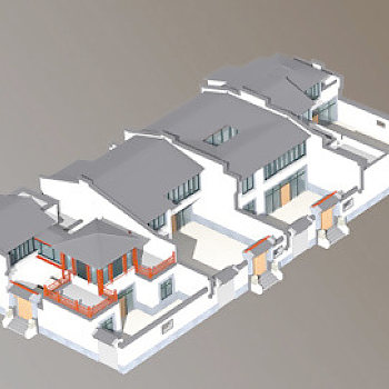 北方四合院建筑cad设计施工图纸（带效果图）