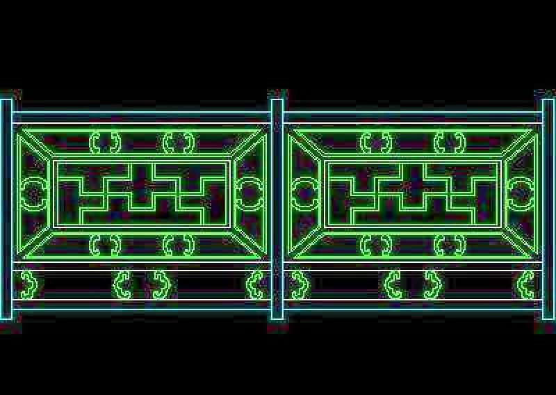 中式<a href=https://www.yitu.cn/su/langan.html target=_blank class=infotextkey><a href=https://www.yitu.cn/sketchup/langan/index.html target=_blank class=infotextkey><a href=https://www.yitu.cn/su/6781.html target=_blank class=infotextkey>栏杆</a></a></a>CAD图块素材26款-19