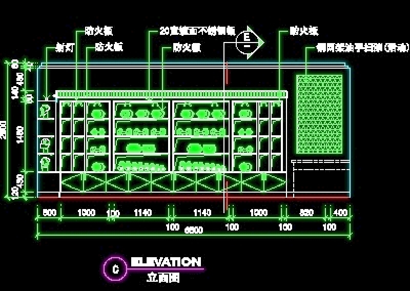 体育用品店、眼镜店、音像店实例装修施工<a href=https://www.yitu.cn/su/7937.html target=_blank class=infotextkey>图纸</a>、cad详图21