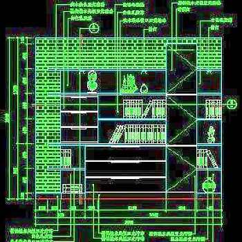 书柜CAD详图素材62