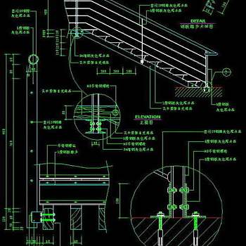 楼梯与栏杆cad详细施工图4