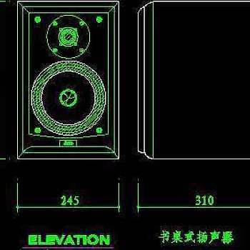 电视机图块、视听设备图块、影院音响组合图块、电脑CAD图块37