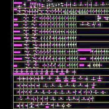 CAD电器符号详细图集