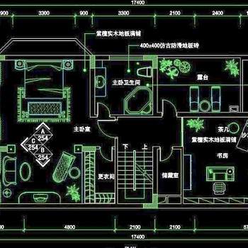 CAD别墅设计素材