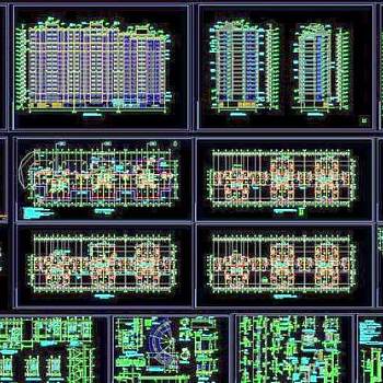 高层住宅CAD设计图