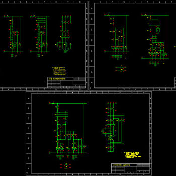 电动机控制图集（10张）CAD图纸