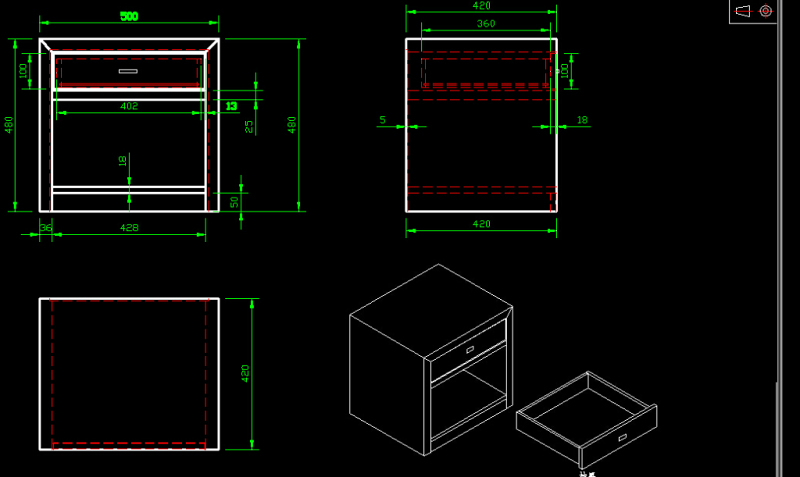 <a href=https://www.yitu.cn/sketchup/chuangtougui/index.html target=_blank class=infotextkey>床<a href=https://www.yitu.cn/su/8140.html target=_blank class=infotextkey>头</a>柜</a>CAD