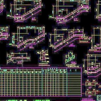 cad楼梯图纸
