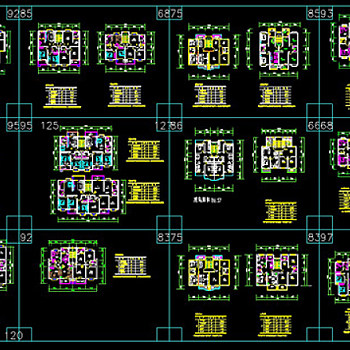 多层住宅cad施工图
