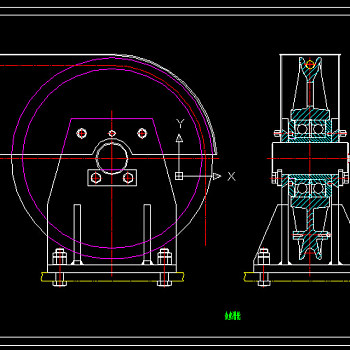 滑轮CAD图纸